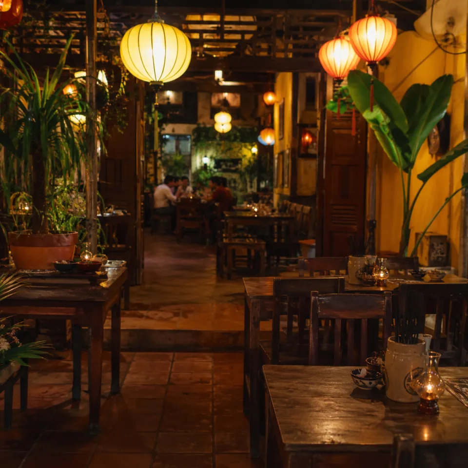 Góc chờ và lấy món mang về